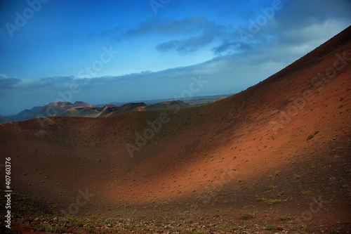 Mountains of fire,Timanfaya Park, Lanzarote, Canary islands.