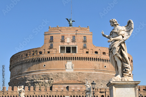 Sant Angelo Castle in Rome, Italy