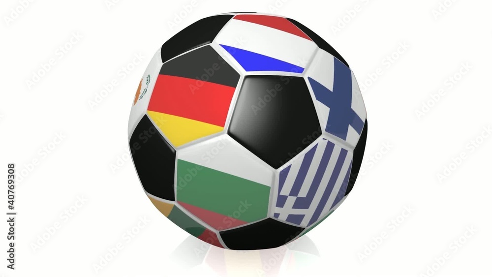 Sich drehender Fussball (FullHD 29,97FPS) Sich drehender Fussball (FullHD 29,97FPS)
