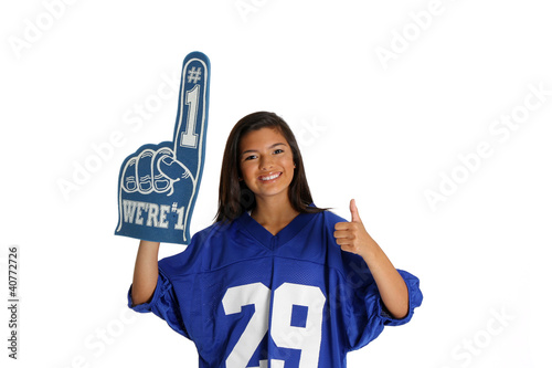 Teenager Cheering