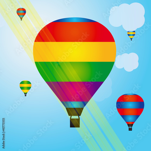 Colorful Vector balloon