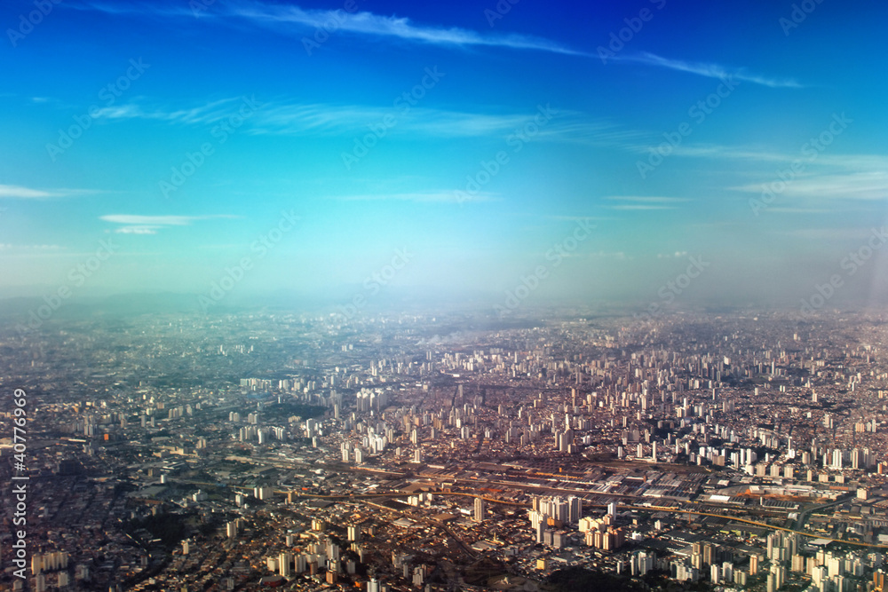 Aerial view of Sao Paulo