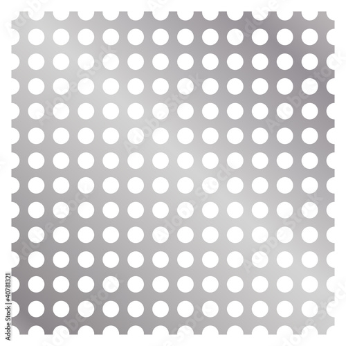 grille de métal