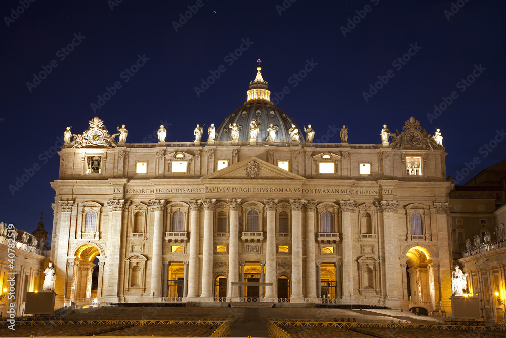 Fototapeta premium Rome st. Peter s basilica
