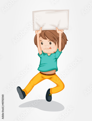 Banner boy