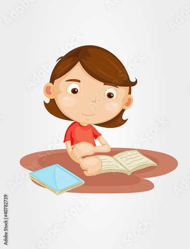 Girl reading