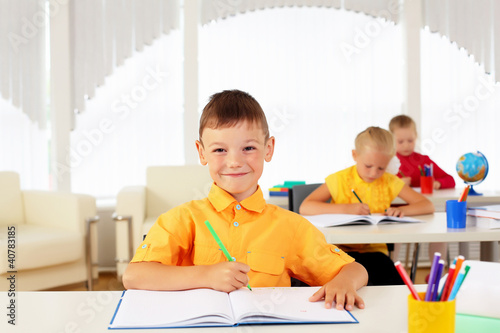 Obraz na plátně Portrait of a young boy