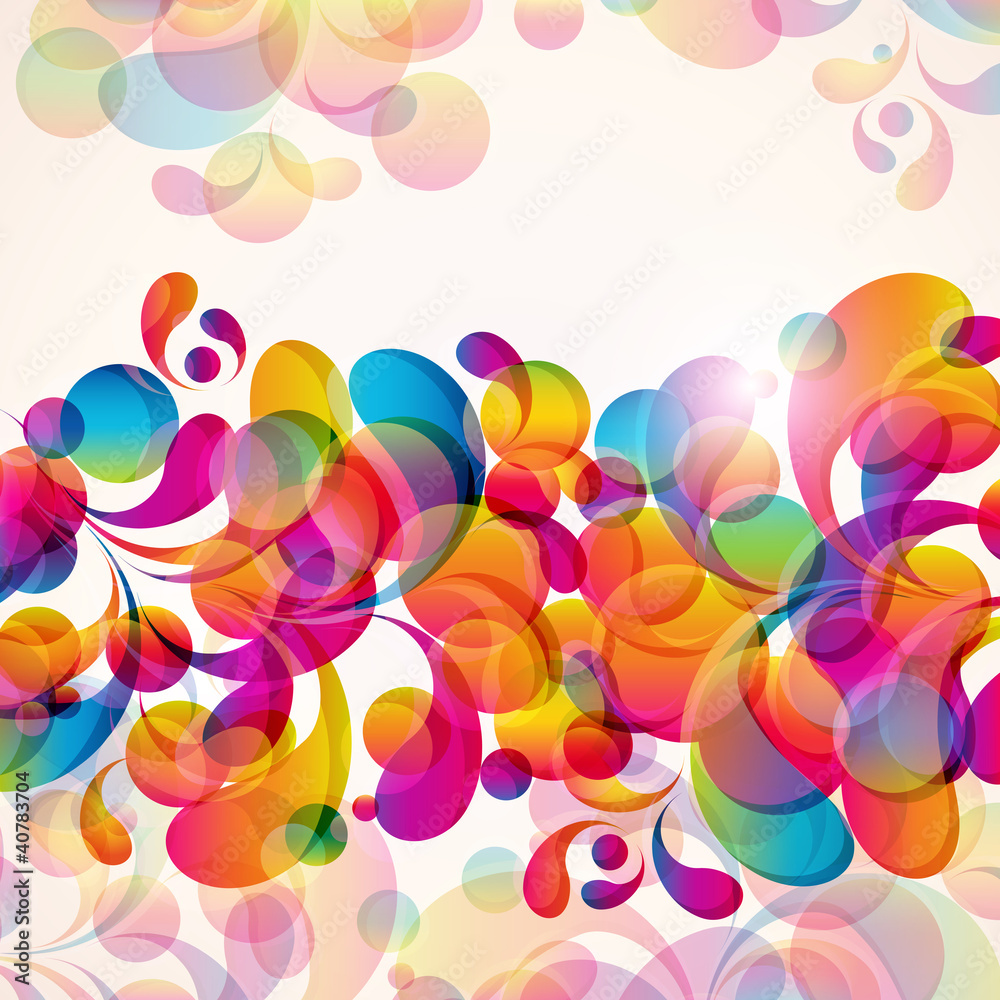 Abstract background with bright elements.