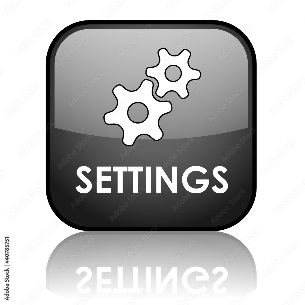 SETTINGS Web Button (my profile user account connection options) SETTINGS Web Button (my profile user account connection options)