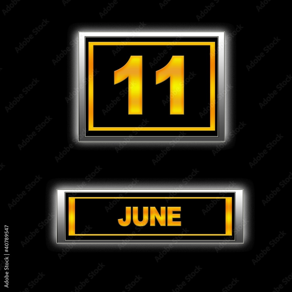 June 11. June 11.