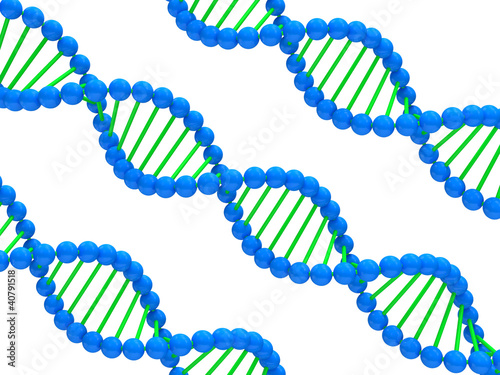 Digital illustration of a DNA