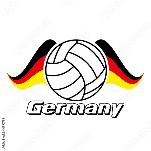 Volleyball Vector Team Germany