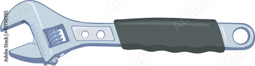 Adjustable wrench