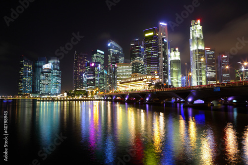 Singapore at night © leungchopan
