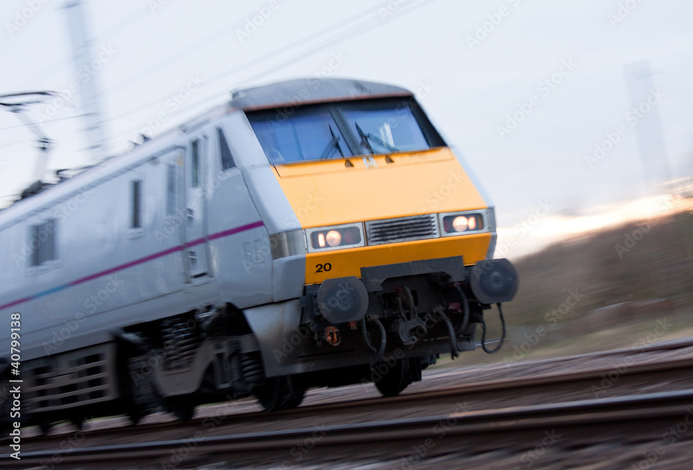 Naklejka premium Passenger train