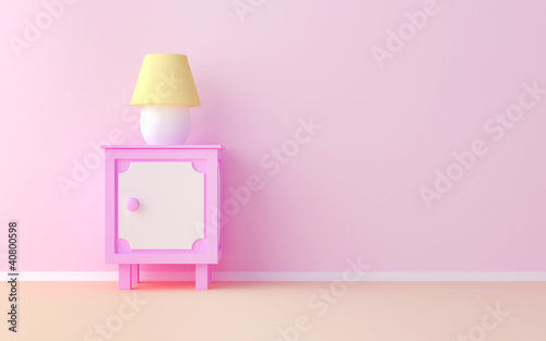 Fototapeta Naklejka Na Ścianę i Meble -  princess nightstand