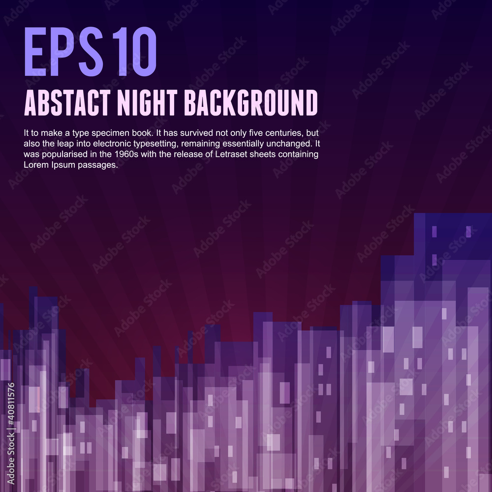 Purple abstract vector background