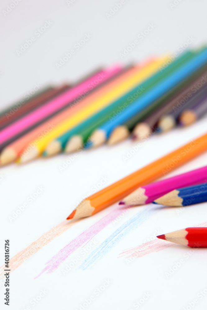 Colored pencils Colored pencils