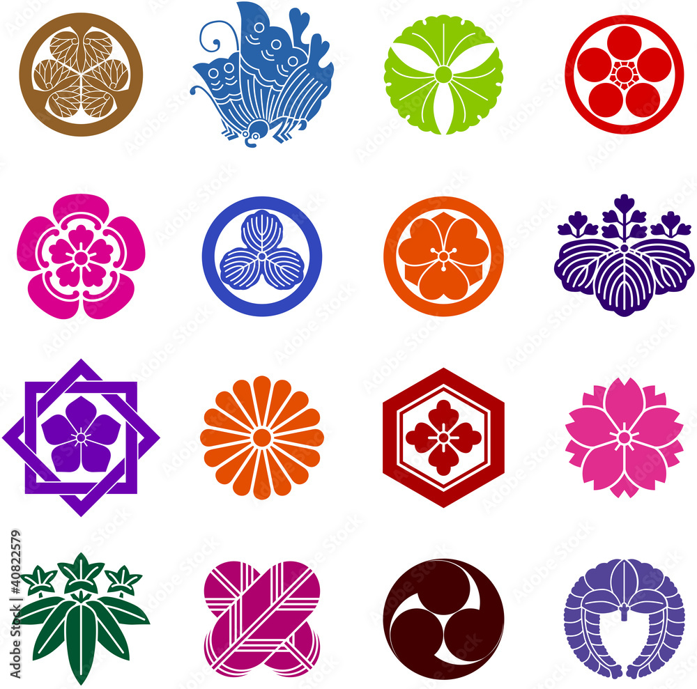 家紋 Stock Vector Adobe Stock