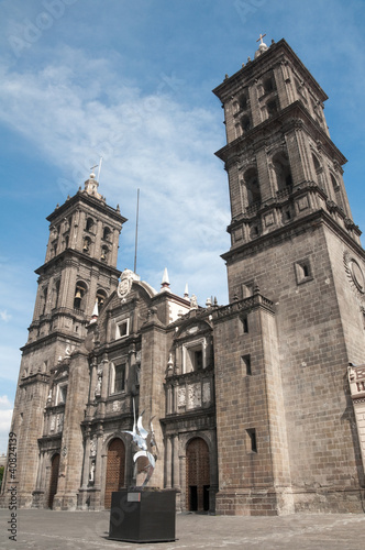 Puebla cathedral, Mexico
