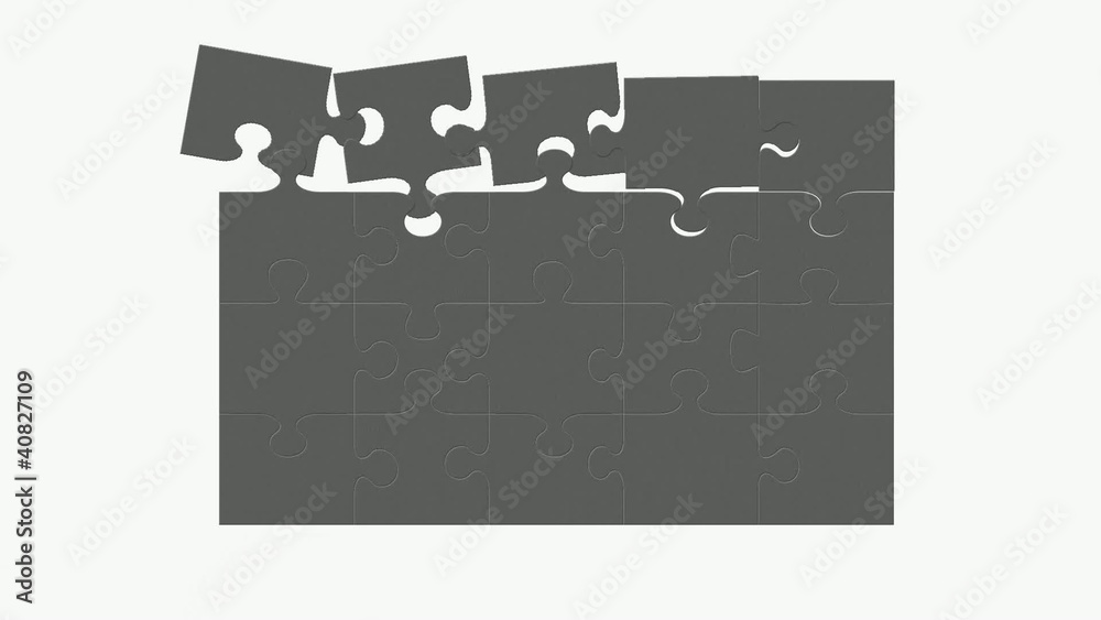 Pièces de puzzle - assemblage et séparation