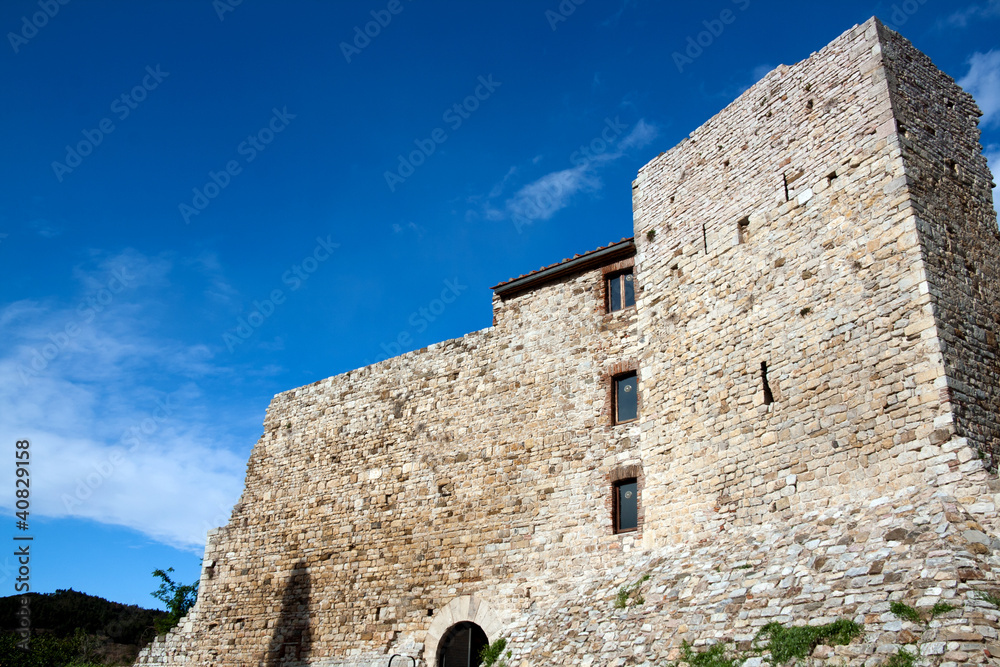Suvereto - Rocca Aldobrandesca, stone tower in Tuscany