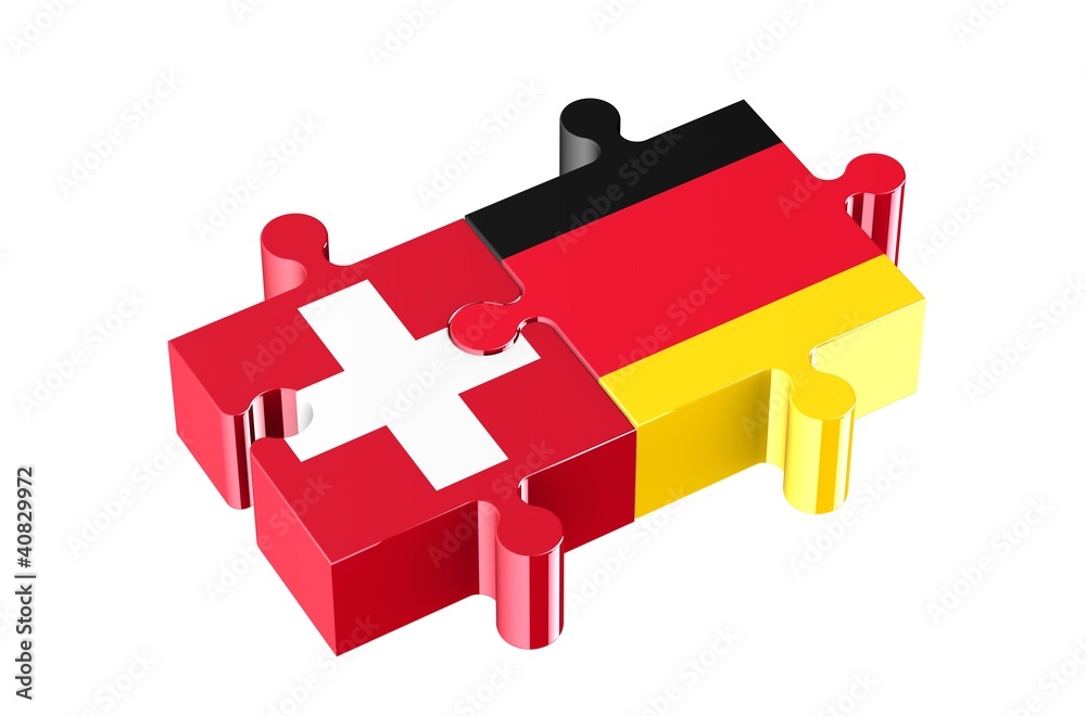 Obraz premium schweiz deutschland