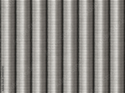 Stacked SIlver Coins Background