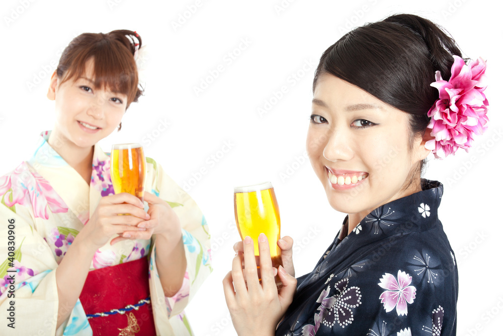 Beautiful kimono woman Beautiful kimono woman