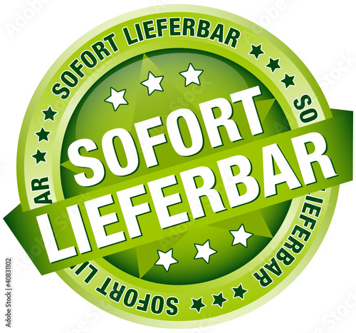 Button Banner "Sofort lieferbar" grün