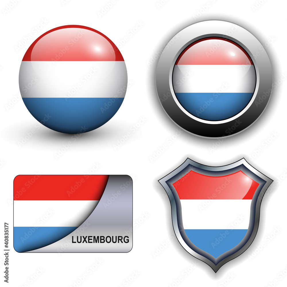 Luxembourg icons Luxembourg icons