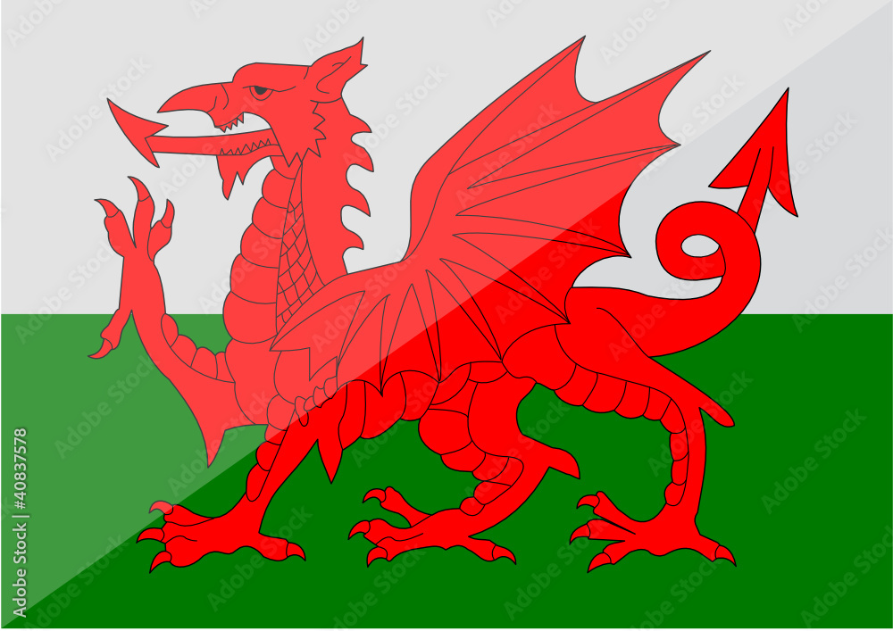 Naklejka premium Wales