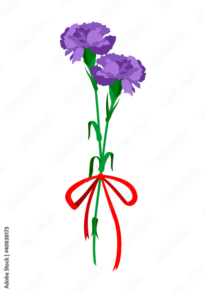 カーネーション ムーンダスト色 Stock イラスト Adobe Stock