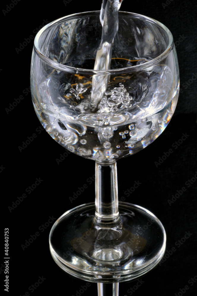 Verre d'eau minérale Verre d'eau minérale