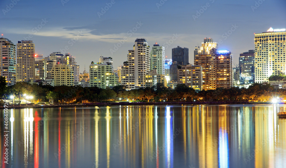 Obraz premium city at night