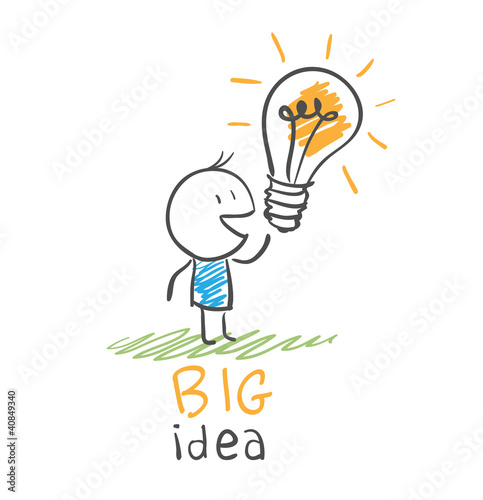 concept bulb drawing