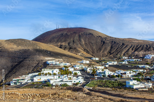 Tableau sur toile village of Femes in Lanzarote