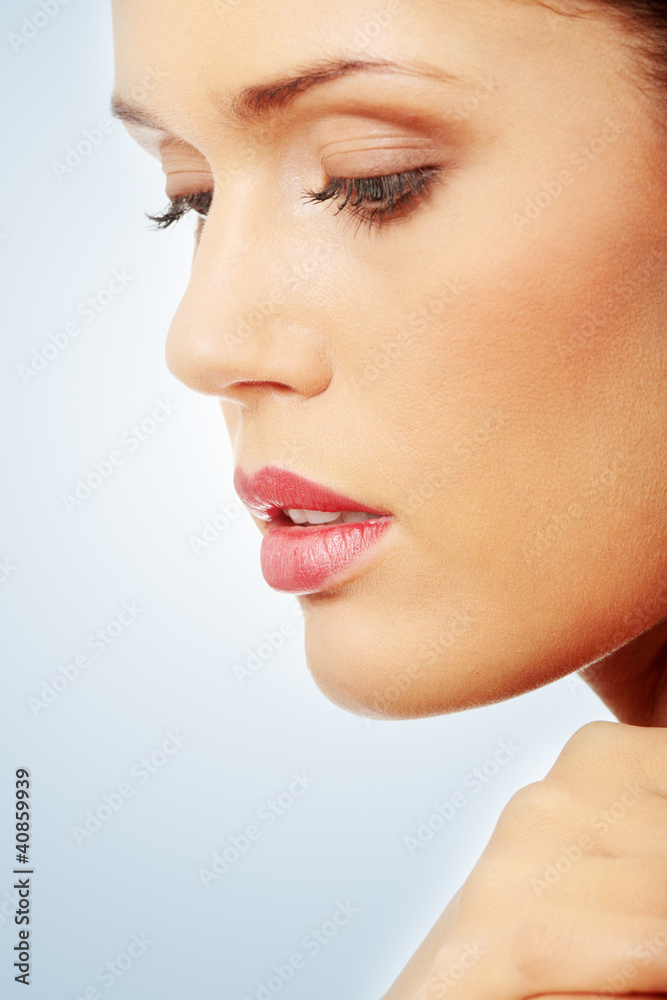 Beautiful woman's face Beautiful woman's face
