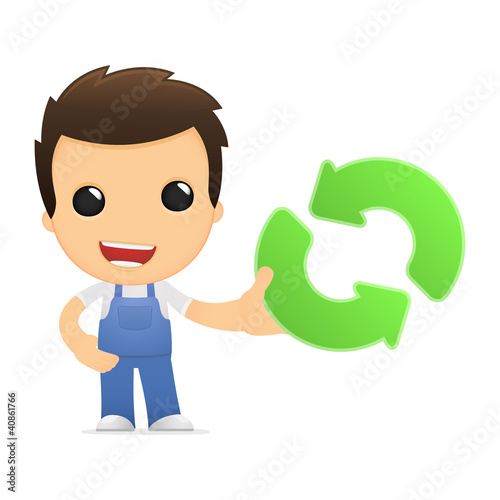 funny cartoon mechanic