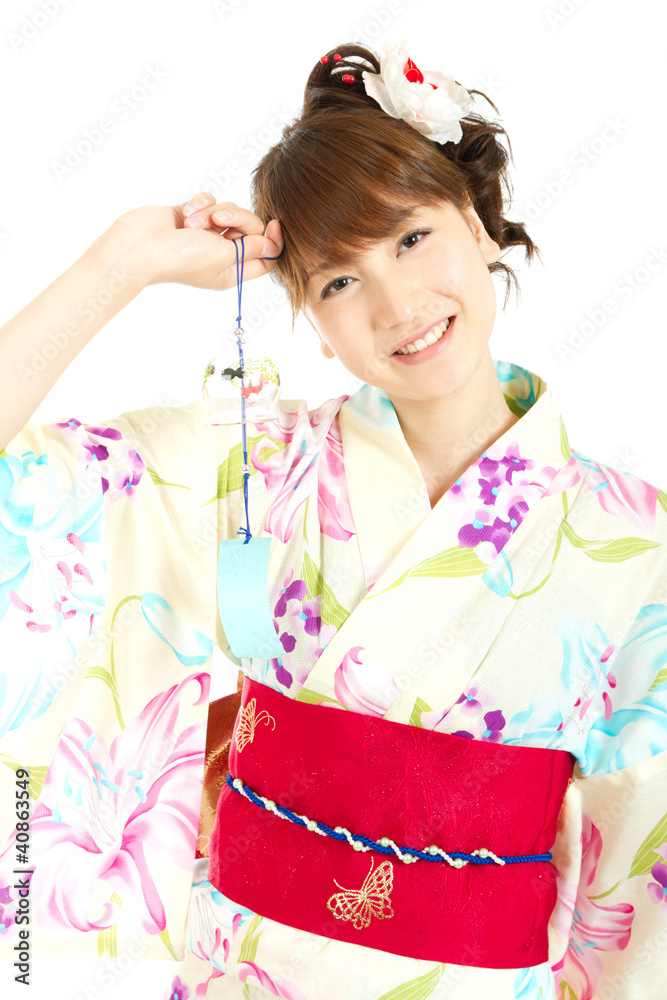 Beautiful kimono woman Beautiful kimono woman