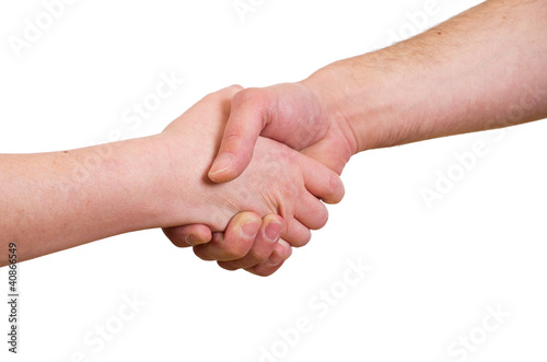 Quadro su tela Handschlag