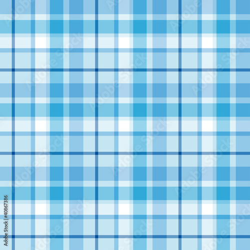 blue seamless plaid pattern