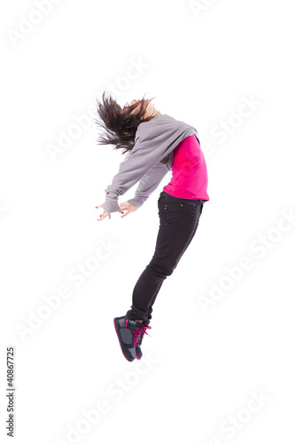 Woman jumping