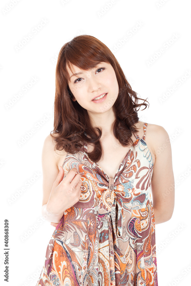 Beautiful young woman. Portrait of asian woman. Beautiful young woman. Portrait of asian woman.
