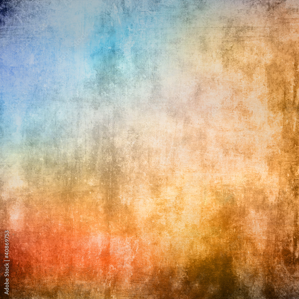 Grunge color texture, blue and brown color