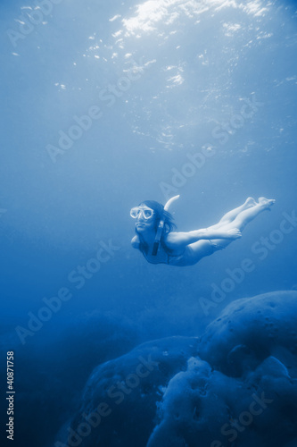 Fototapeta Naklejka Na Ścianę i Meble -  Diving