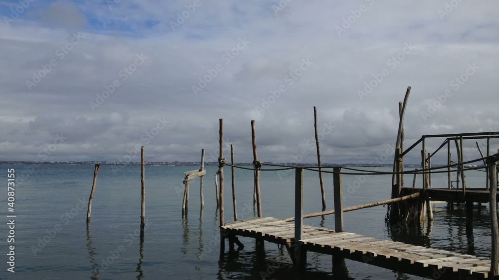 Old wood piers