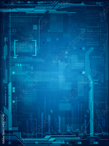 abstract tech design