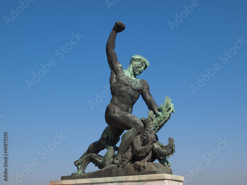 Liberation monument in Budapest, Hungary.