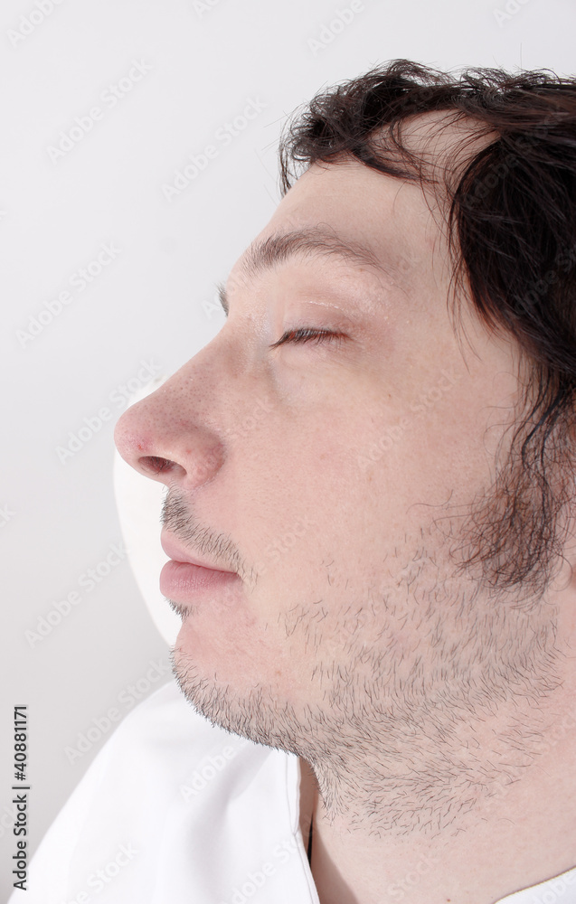 Obraz premium schlafender Mann